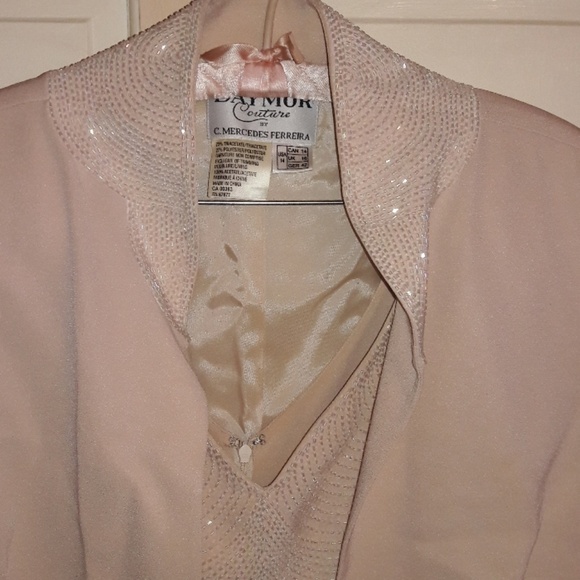 Hand Beaded Couture Gown Set - Picture 2 of 7